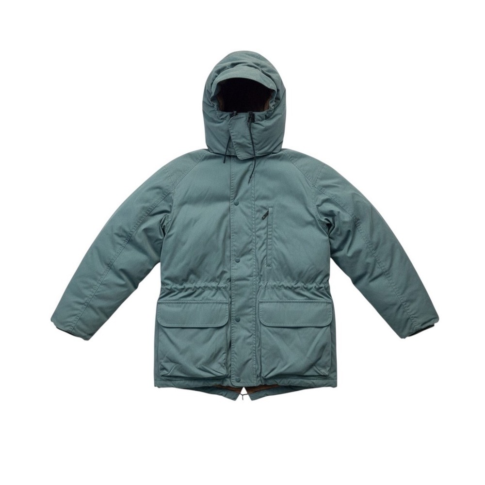 Eddie Bauer Down Parka Men Size Vintage 80s USA Ridge Line Snorkel Hood Jacket